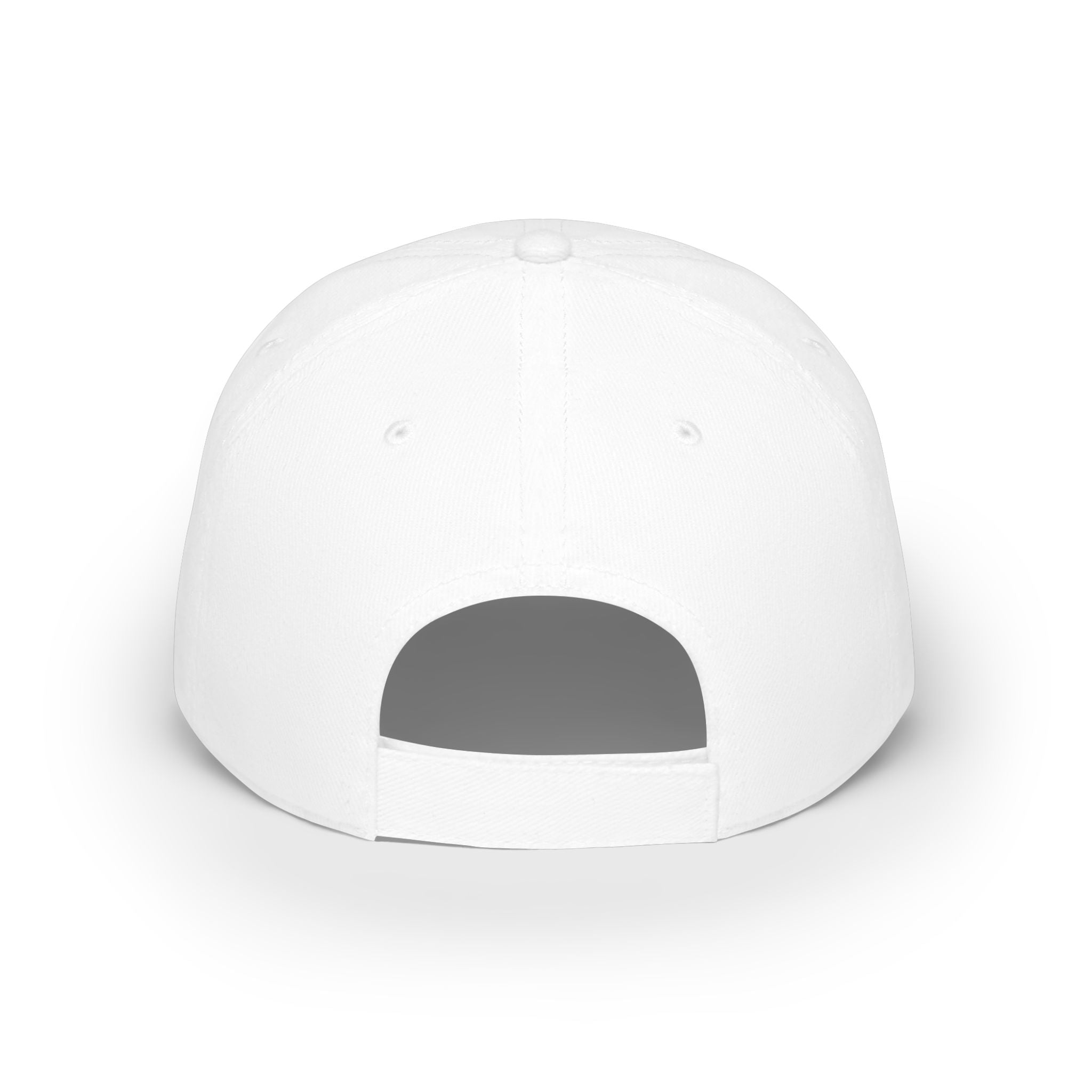 Low Profile Baseball Cap - MOM-NTUM Arrow Embroidered Hat for Moms (Mom Momentum)