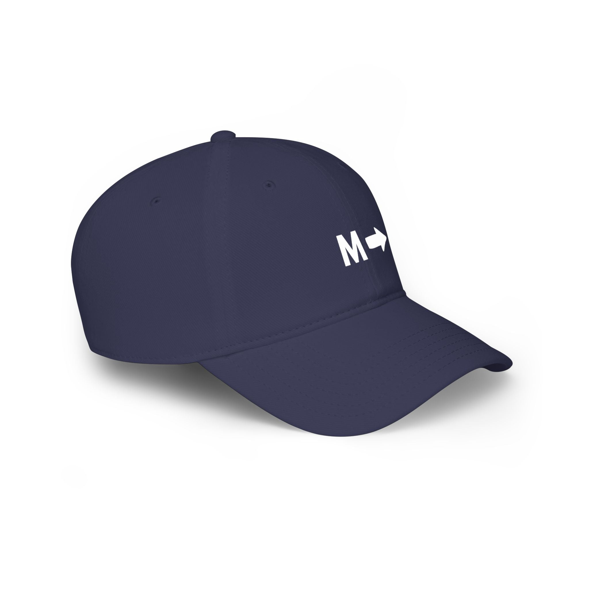 M → Arrow Minimalist Baseball Cap — Modern Direction Hat