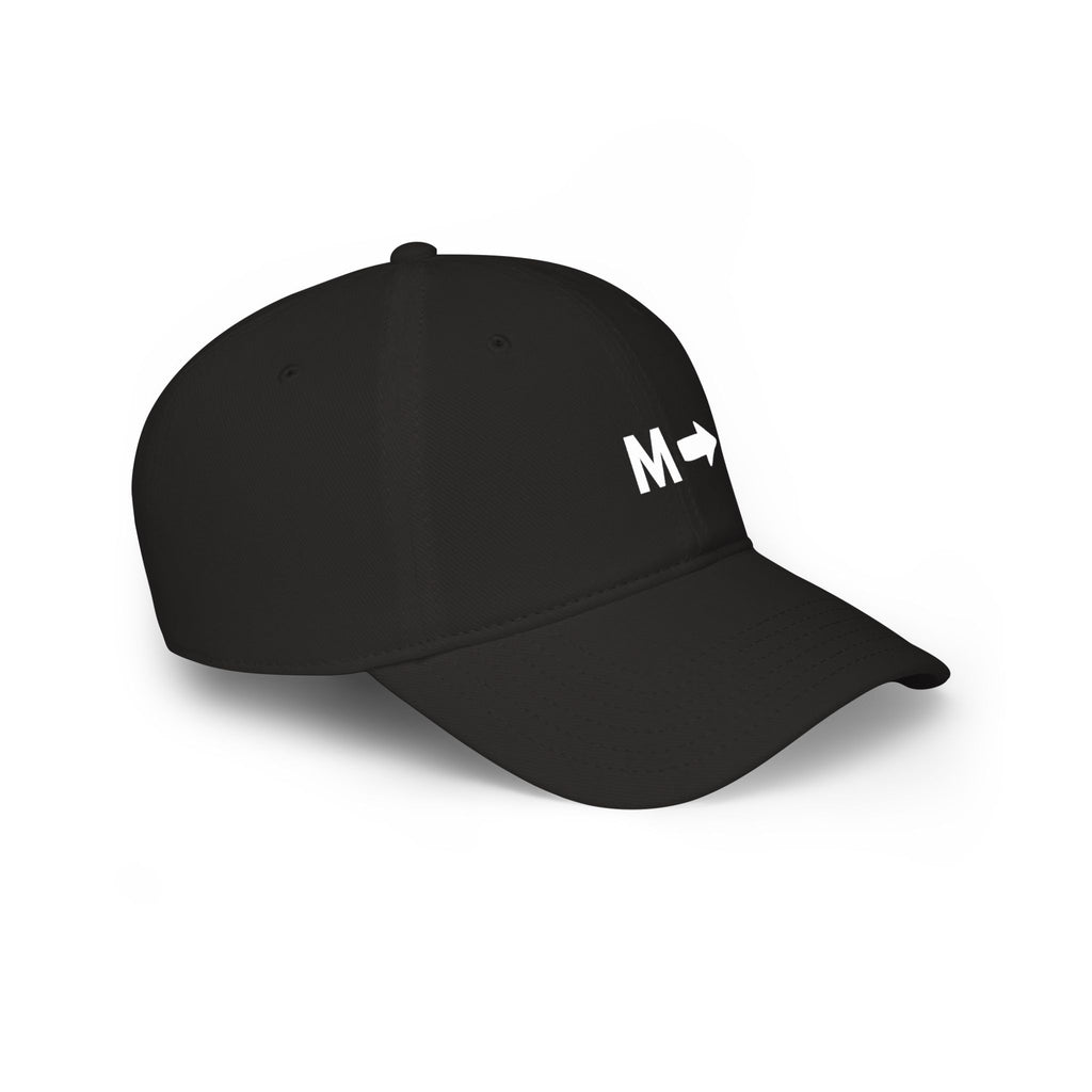 M → Arrow Minimalist Baseball Cap — Modern Direction Hat