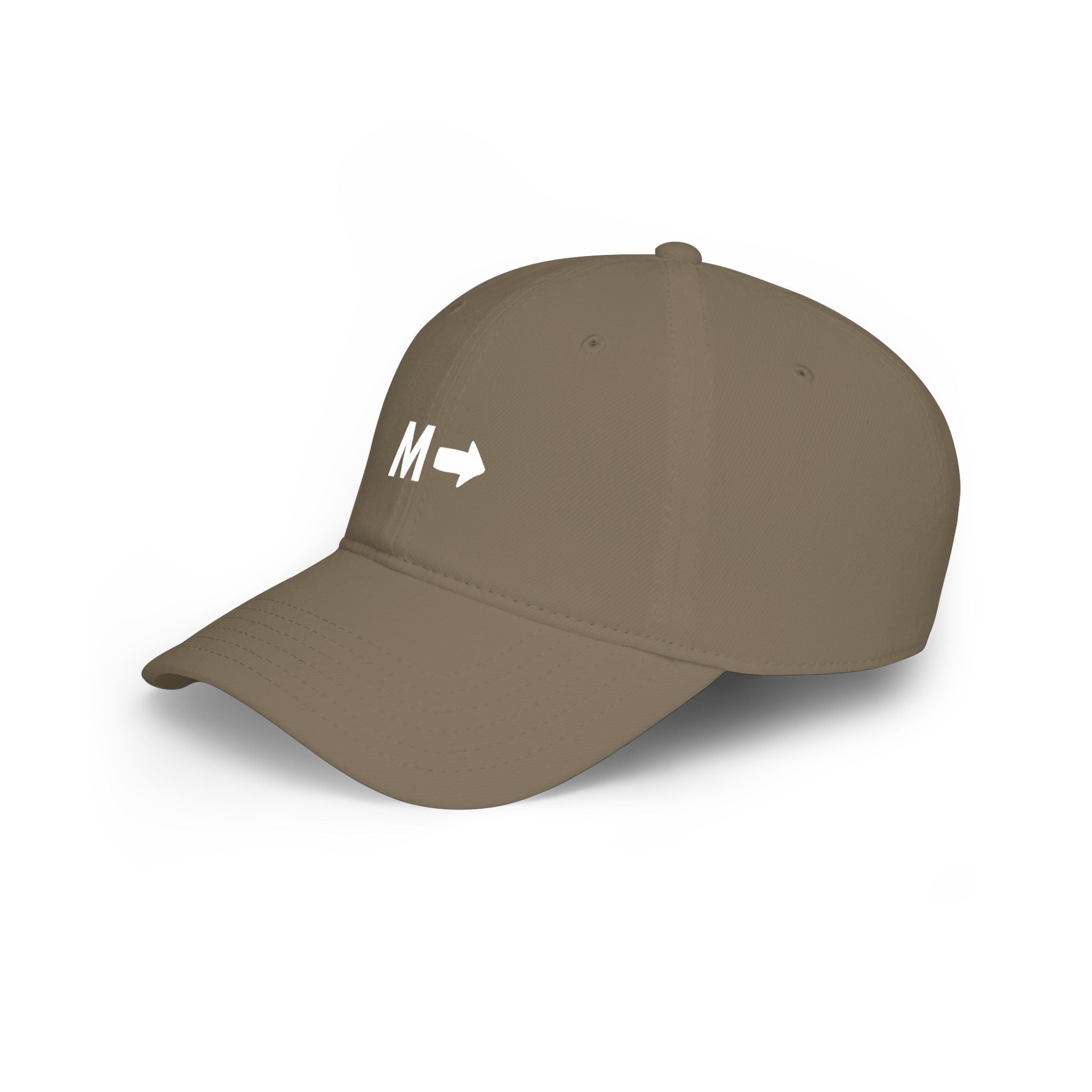 M → Arrow Minimalist Baseball Cap — Modern Direction Hat